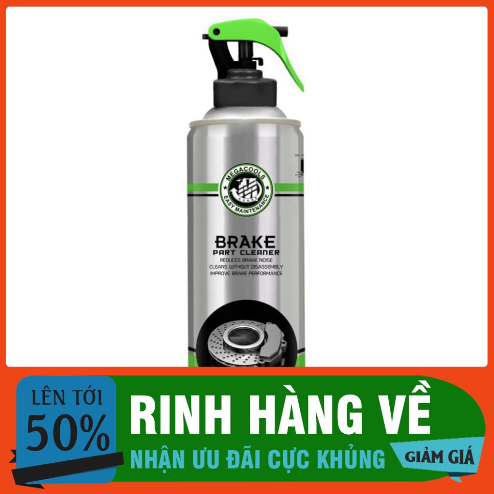 [GIÁ HUỶ DIỆT] Megacools Brake Part Cleaner Xịt vệ sinh Heo Dầu,thắng đĩa,bố thắng,bố nồi 500ml MS 800 ĐẠI KA GROUP