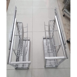 Giá dao thớt có khay hứng ray inox chắc chắn inox Việt Nam