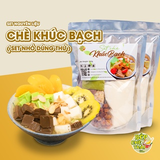 Chè Khúc Bạch Bếp Chè Thái SET DÙNG THỬ 8 đến 10 LY tự nấu tại nhà thơm ngon giải nhiệt