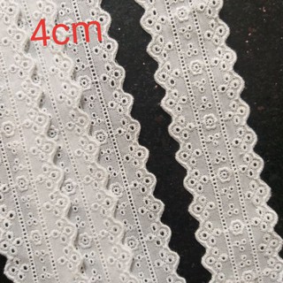 Ren thô boi ,màu trắng sữa, bảng 4cm.(1m/5k)