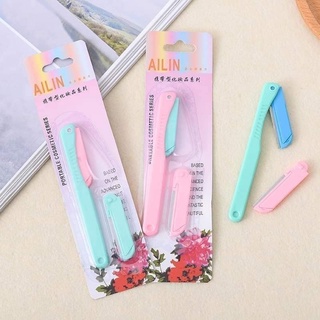 Bộ dao cạo lông mày alin 2 lưỡi