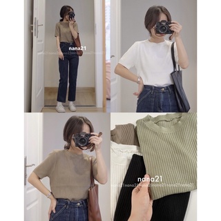 Áo len tăm basic chất đẹp mịn Nana21 Nanastore21.hanoi