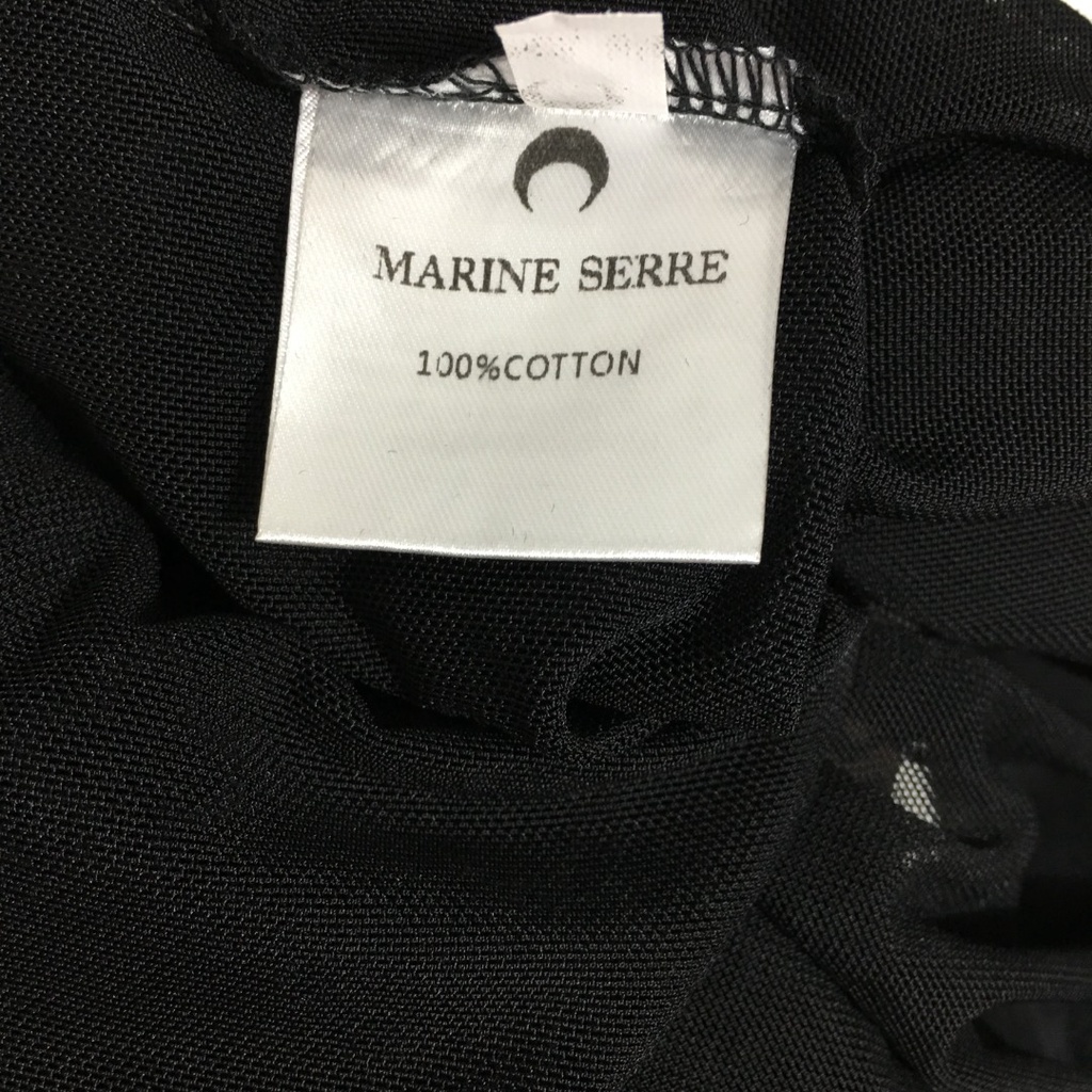 Áo ren lưới cotton dài tay Marine Serre gợi cảm, huyền bí
