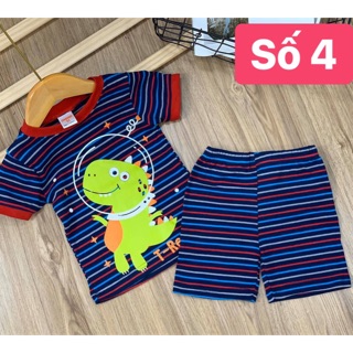 Bộ thun bozip bé trai size 8-22kg