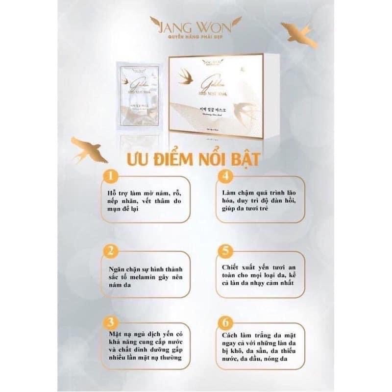 Cấy trắng tổ yến kim cương JANG WON tuýp 50Gram dưỡng da cấp ẩm hiệu quả