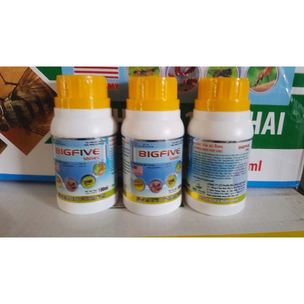 (CHÍNH HÃNG)Thuốc diệt muỗi BIGFIVE 555EC-Chai 100ml