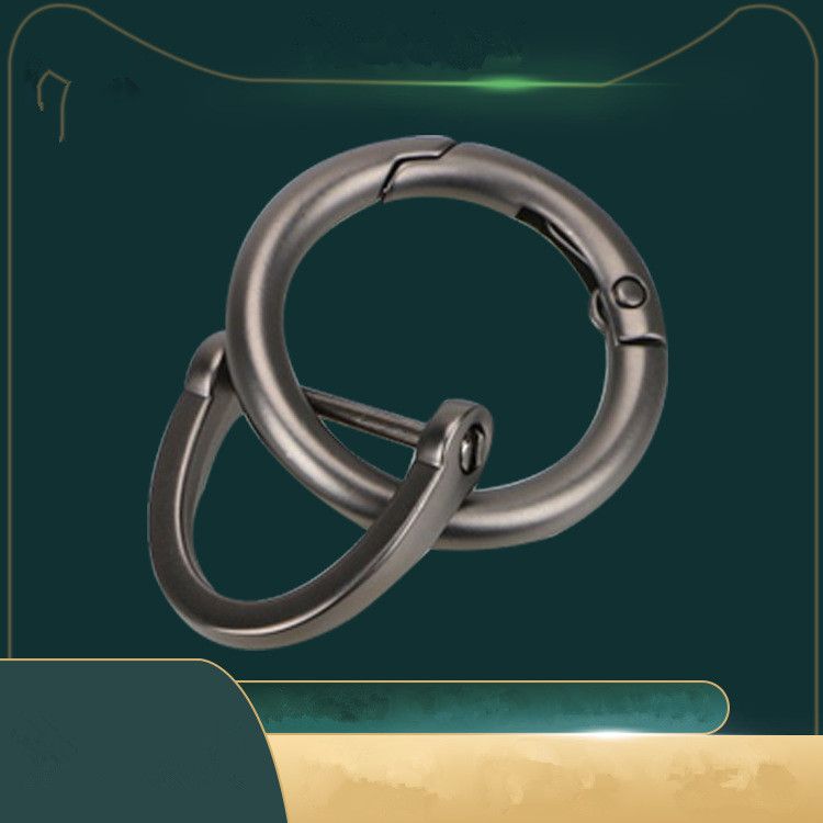 Móc Khóa Kim Loại Hình Chữ D Phong Cách Cổ Điển