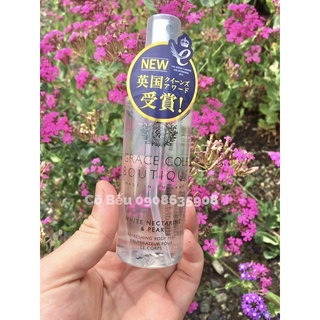 [HÀNG UK XUẤT NHẬT] Xịt thơm body (body mist) Grace Cole dòng White Nectarine & Pear