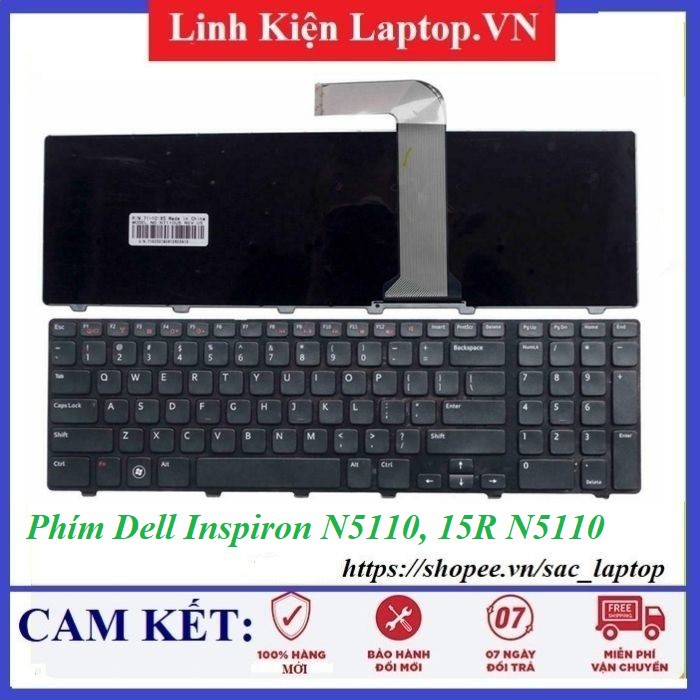 ⚡Bàn phím laptop Dell Inspiron N5110, 15R N5110