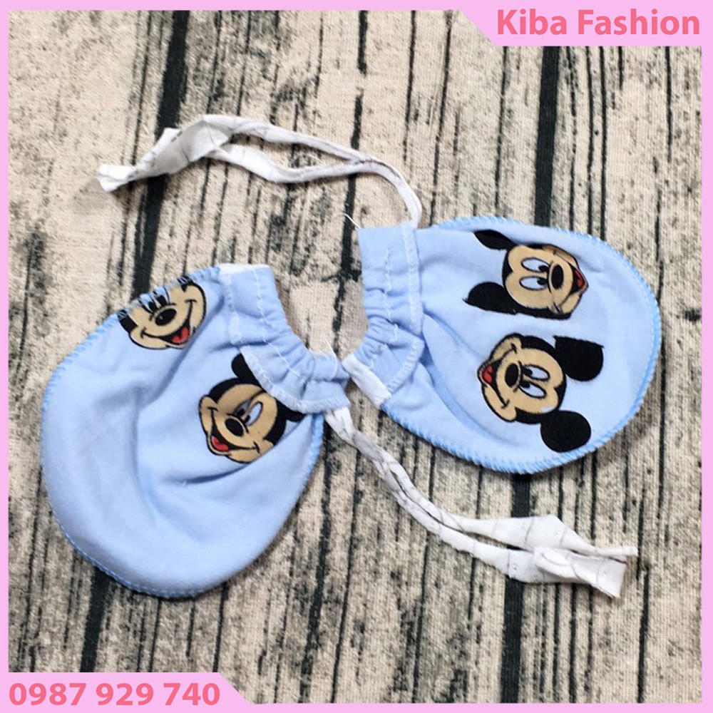 Set 5 đôi Bao Tay dây rút cho Bé Sơ Sinh BTDR900