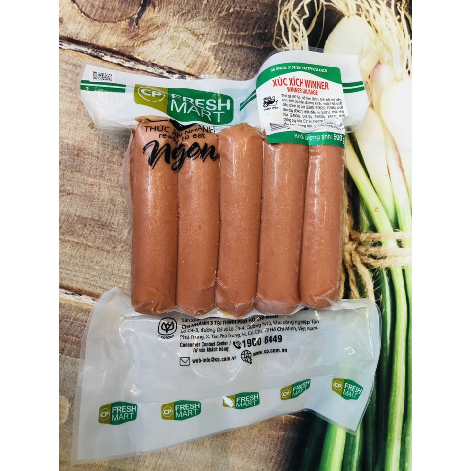 500g Xúc Xích Đức Cp Winner_ship hỏa tốc HCM