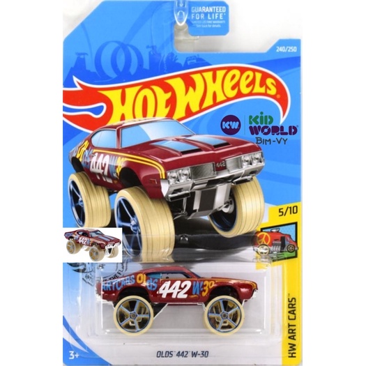 Xe mô hình Hot Wheels basic Olds 442 W-30 FYC24.