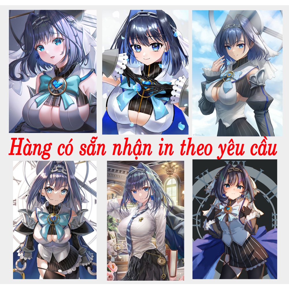 ảnh poster tranh treo hololive vtuber Ouro Kronii