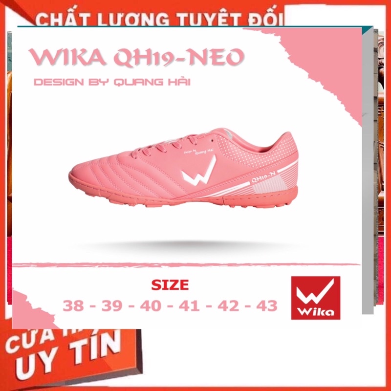 GIẦY BÓNG ĐÁ WIKAA QH19-NEO HÀNG CHÍNH HÃNG MẪU MỚI 2021 ( TẶNG TẤT CHỐNG TRƯỢT)