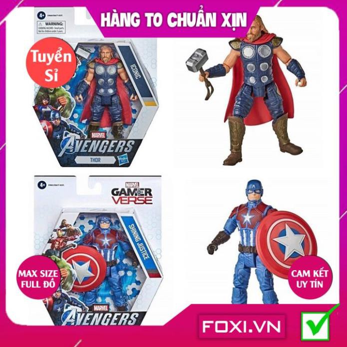 [FREESHIP HÀNG ĐẸP] Anh hùng Marvel-Captain america/thor-Đồ chơi cho bé đầy sáng tạo-thông minh-vui nhộn