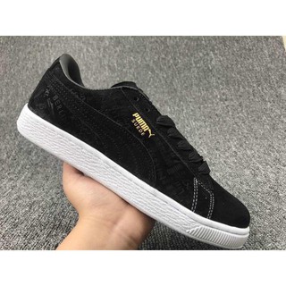 PUMA Suede Classic x Paul Stanley đôi giày thể thao giản dị toàn màu đen