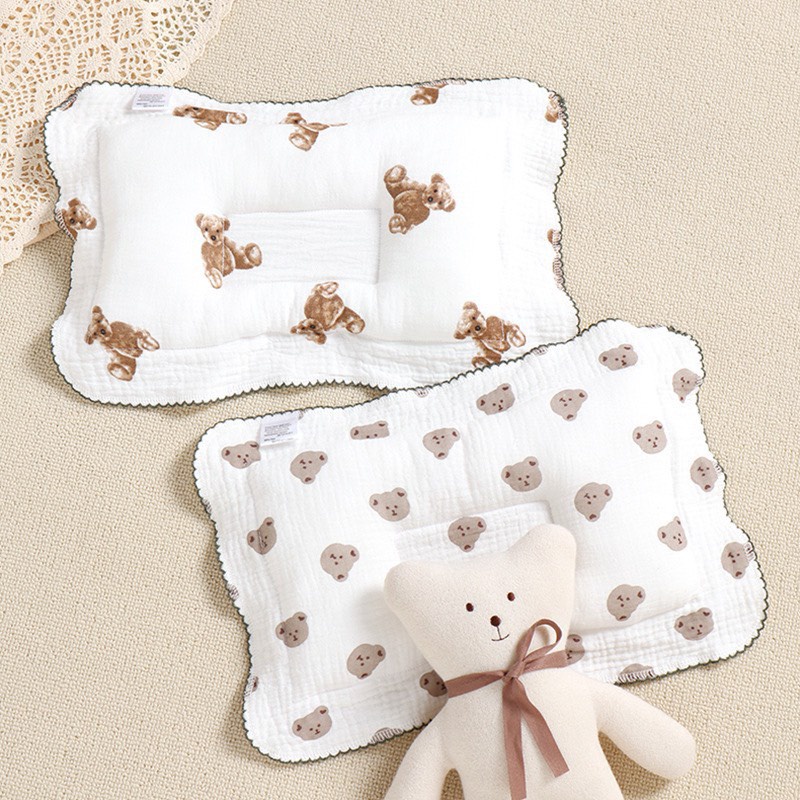 SP4030 - Gối bông xô Muslin chống bép đầu 0m+