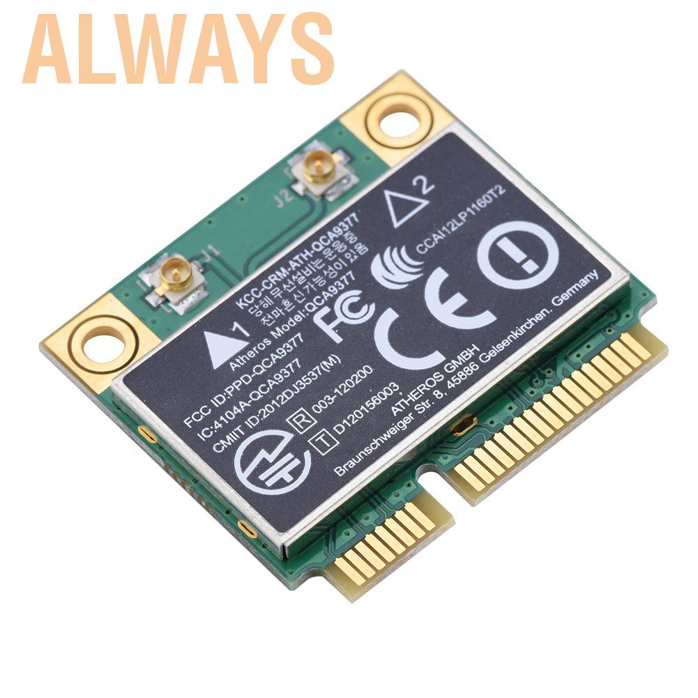 [READY STOCK] Card mạng không dây 2.4G / 5GHz 433Mbps Mini PCI-E