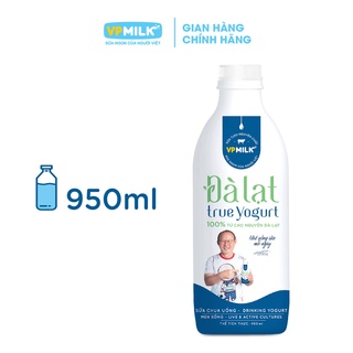 [INBOX TRƯỚC KHI MUA HÀNG] Sữa Chua Uống VPMilk Đà Lạt Fresh Yogurt 950ml