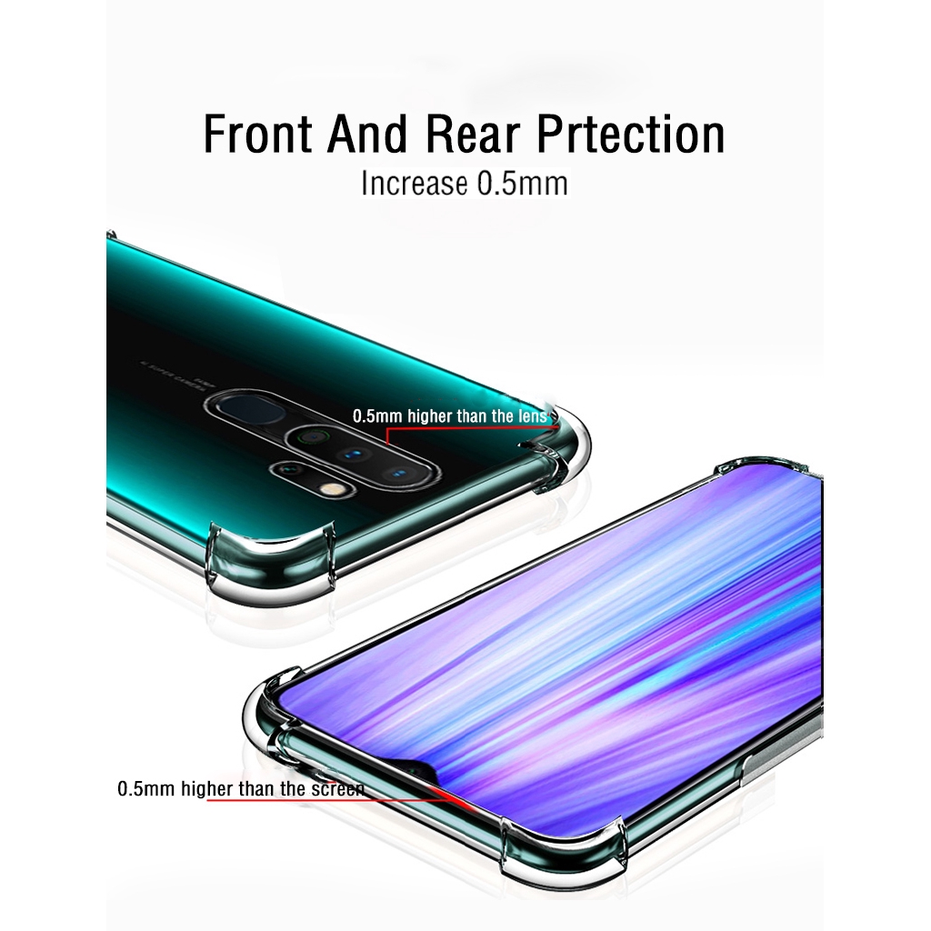 Ốp điện thoại trong suốt chống sốc dành cho OPPO F11 F9 Pro F7 F5 Youth