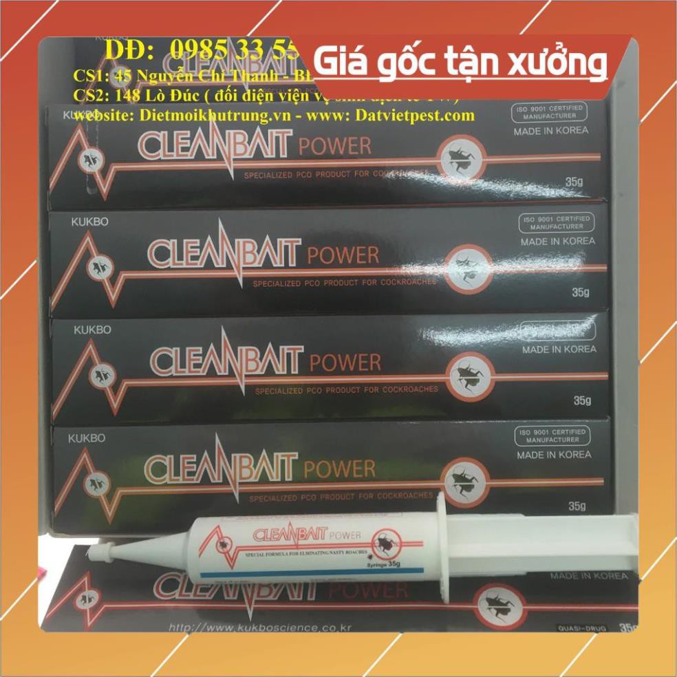 Thuốc diệt Gián Đức CLEANBAIT POWER  dạng tuýp bôi 35 g
