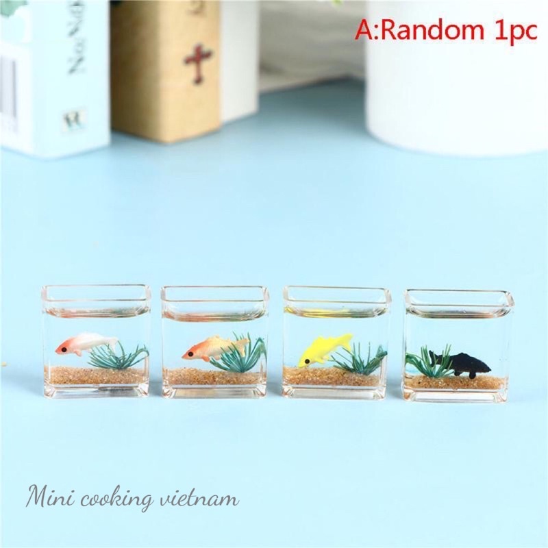 Mô hình bể cá mini cho nhà búp bê / Mini cooking vietnam