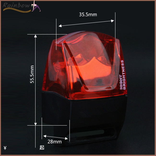 Đèn Cảnh Báo Chống Thấm Nước Có Từ Tính Gắn Đuôi Xe Đạp