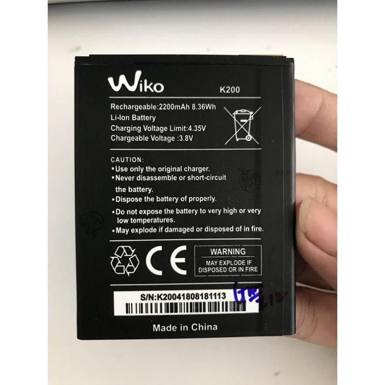 PIN ĐIỆN THOẠI WIKO SUNY 3 PLUS , K200 ZIN HÃNG