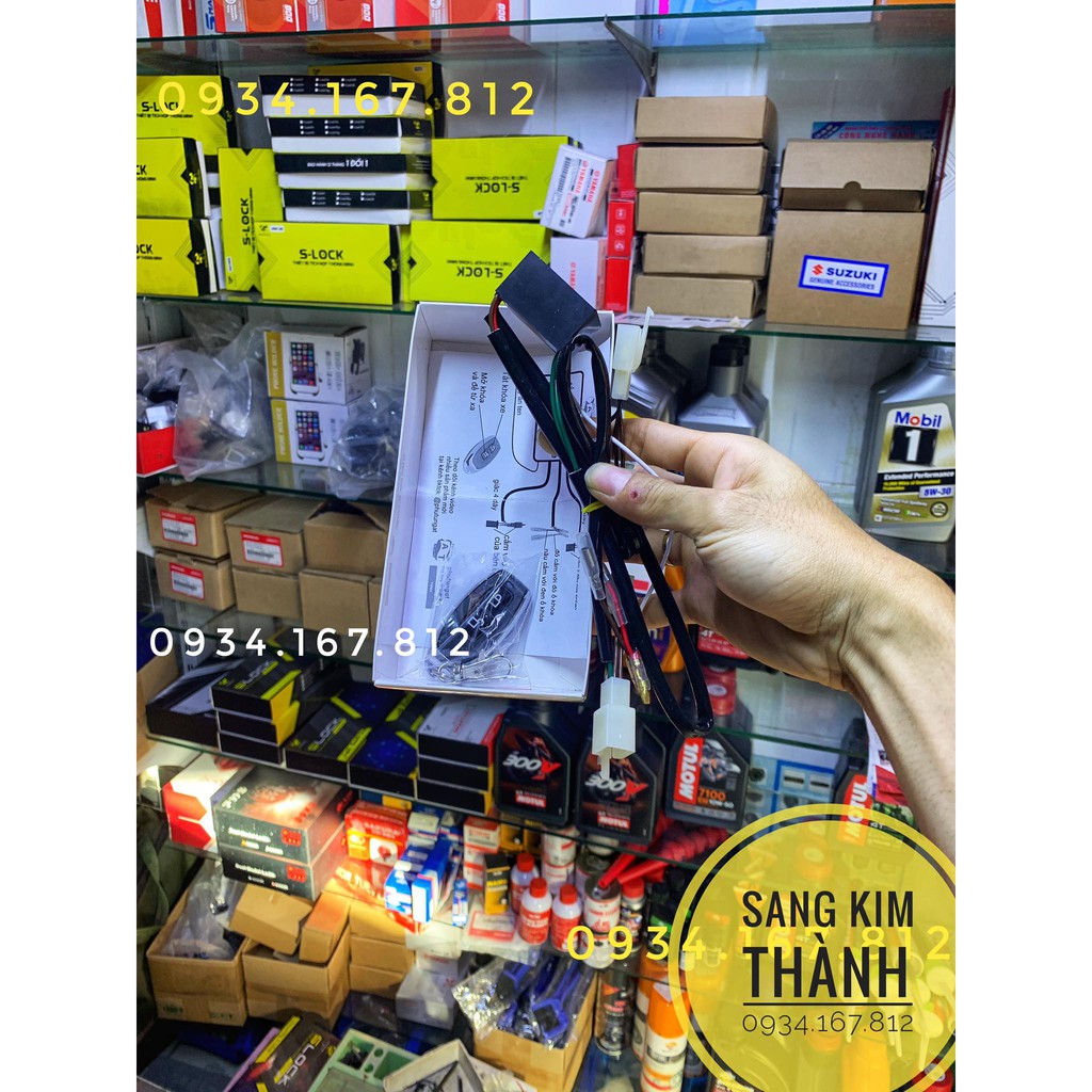 Mạch Tắt Mở Điện Xe và Đề Từ Xa Không Cần Chìa Khoá Cho Xe Exciter 150