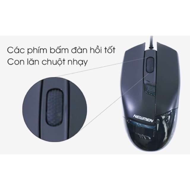 Chuột quang gaming Newmen G10 USB