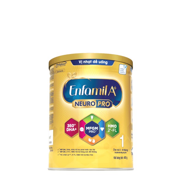MẪU MỚI - Sữa bột Enfamil A+ 1 Lon 400g, Date 2024