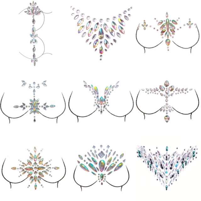 Đá dán body - đá trang điểm - body crystal