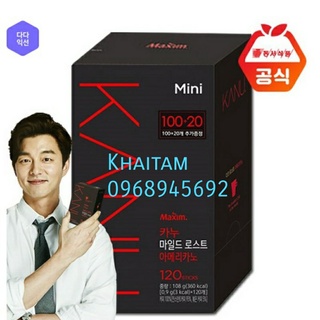 Cà phê Maxim Kanu Hàn MILD AMERICANO (hộp 120 gói)