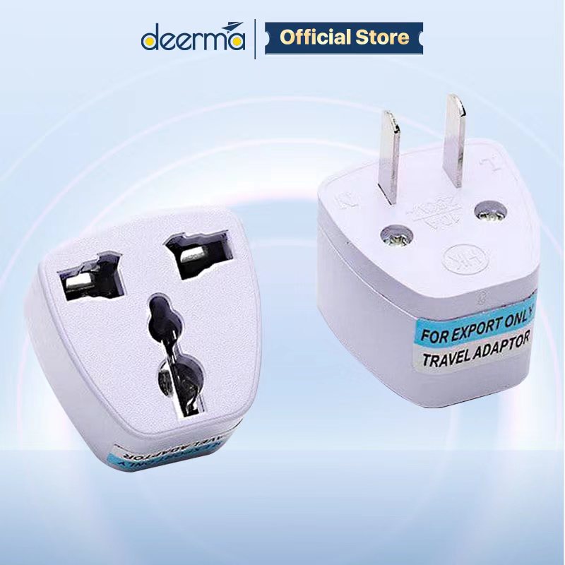 Phích cắm chuyển đổi từ 2 chân sang 2 chân 250V 10A