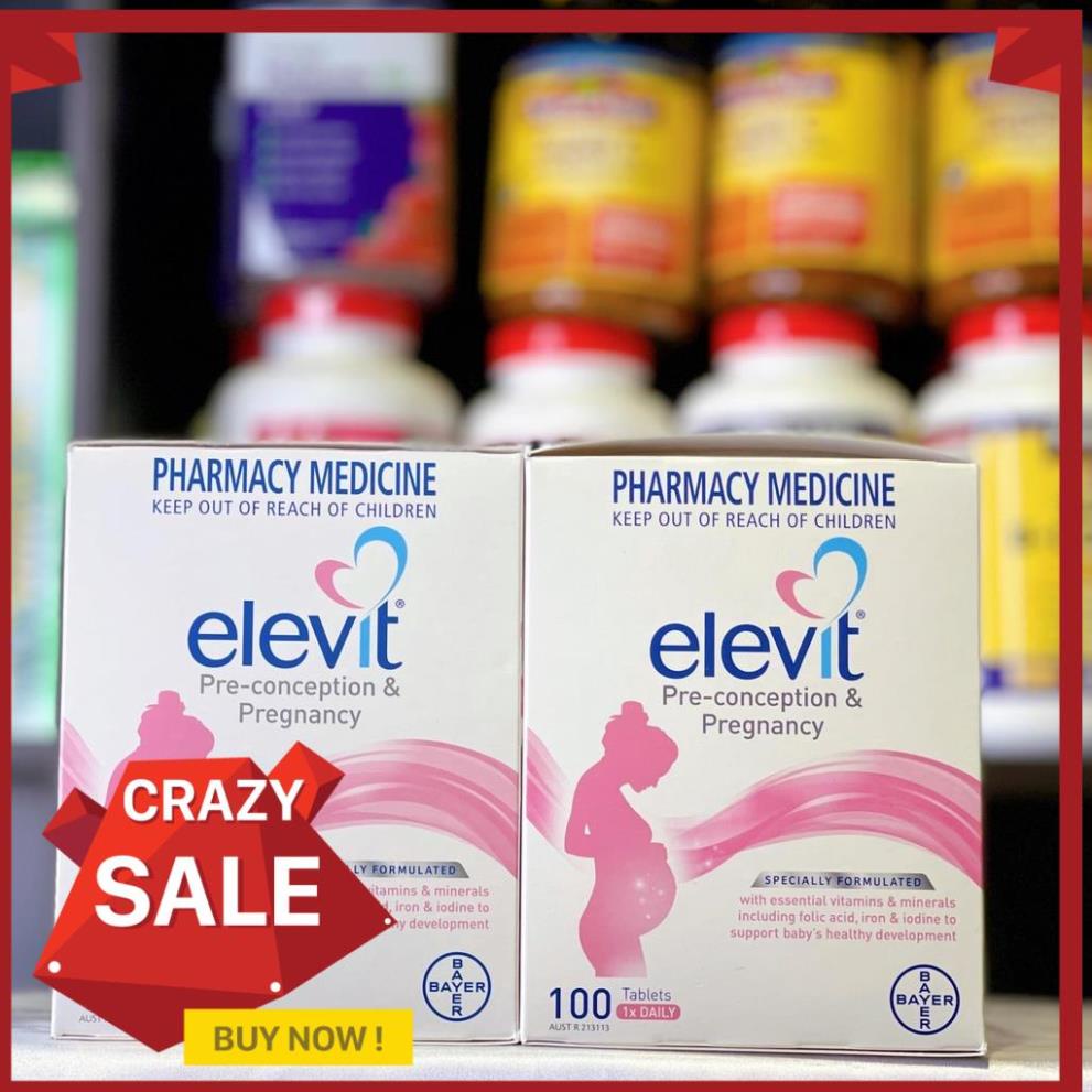 Elevit 200 viên - Vitamin Tổng Hợp cho bà Bầu