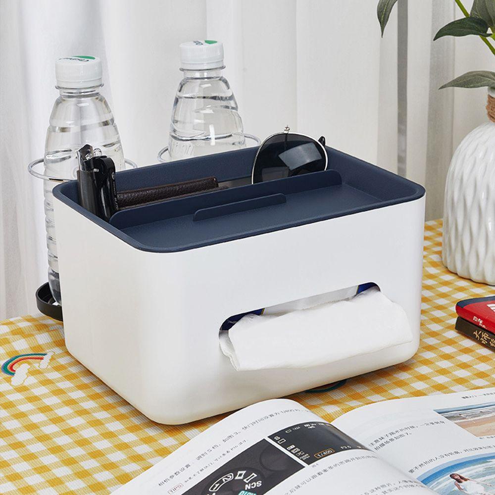Hộp Đựng Khăn Giấy Đa Năng Có Nắp Đậy Tiện Dụng Ốp