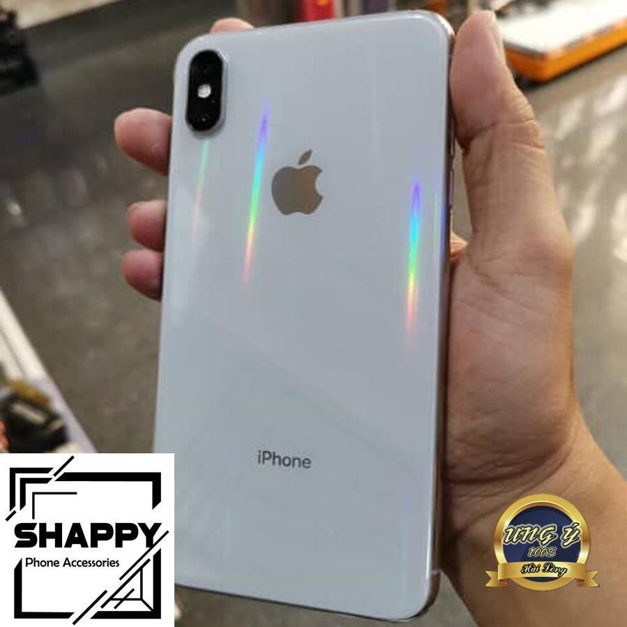 Skin Dán PPF Trong Suốt 4 Lớp Ánh Cầu Vồng Full Máy Iphone 7/8/X/Xs/Xr/XsMax [Ưng Ý]