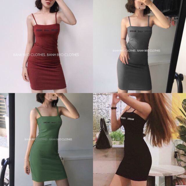 Đầm body thun lụa lạnh mịn mát