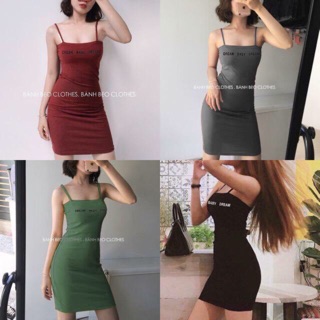 Đầm body thun lụa lạnh mịn mát