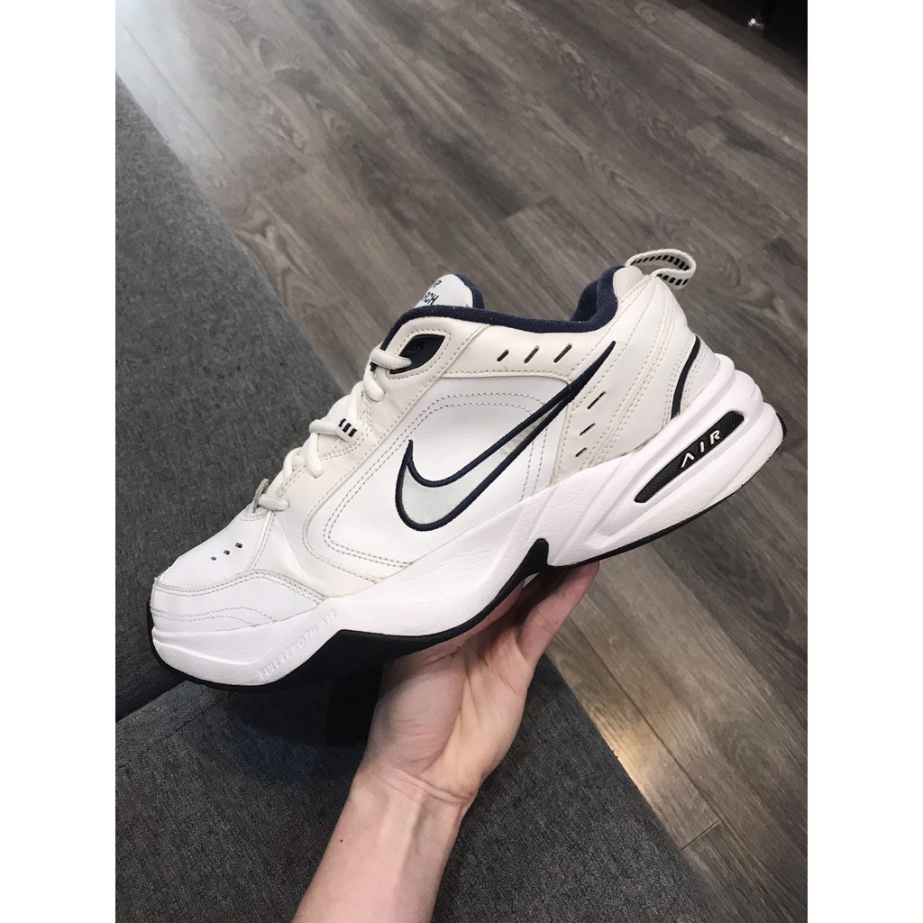 Giày 2hand real NK Air Monarch 4 trắng size 42.5 27cm SP1979