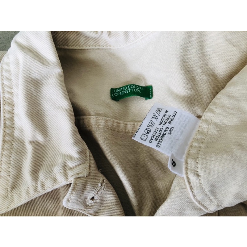 Áo khoác kaki United Color of Benetton Size S