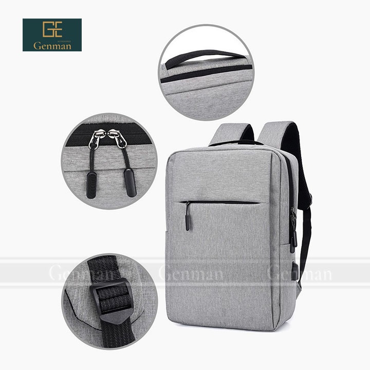 Balo Laptop Nam Nữ, Thiết Kế Tinh Tế, Chất Vải Dày, Hàng Xuất Đầy Đủ Tem - Balo Thời Trang