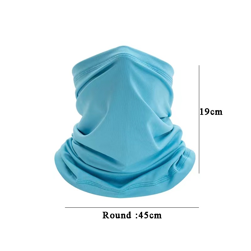 Khăn quấn mặt liền mạch chống bụi gió và chống nắng phù hợp để đi xe đạp câu cá ngoài trời