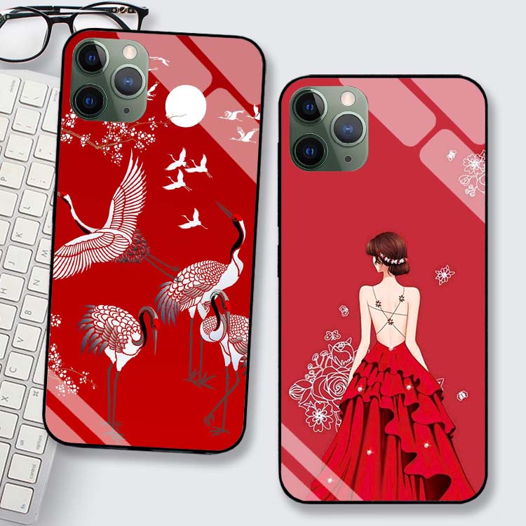 Ốp IPHONE 11, 11 Pro, 11 Promax Lưng Kính Cường Lực Cao Cấp Mới Nhất