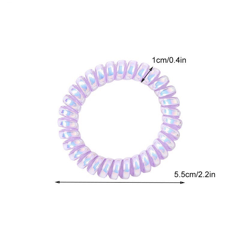 Dây cột tóc lò xo ánh hologram xinh xắn LXHOLO