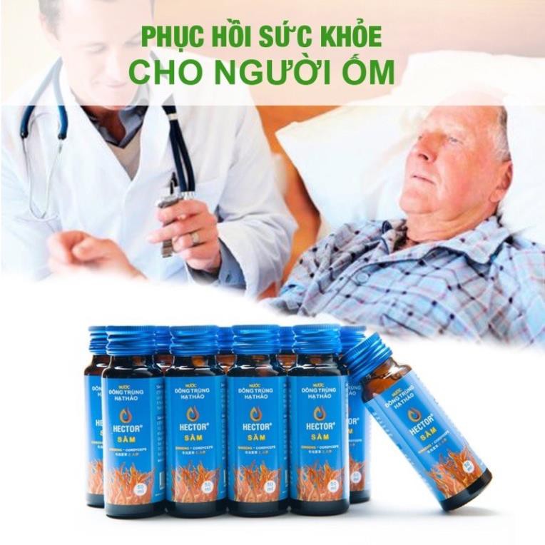 Đông trùng hạ thảo HECTOR SÂM tăng cường sức đề kháng, hệ miễn dịch