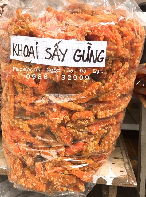 KHOAI LANG MẬT RIM GỪNG | NGON LẠ ĐÀ LẠT