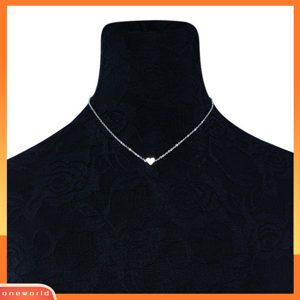 Vòng cổ mặt hình trái tim thời trang cho nữ