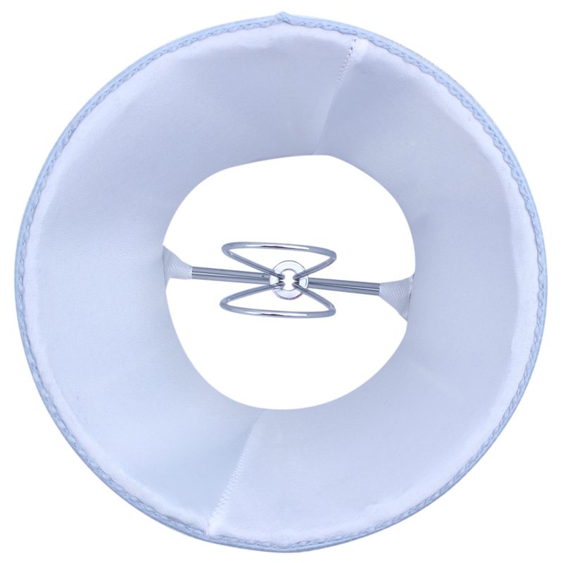 Chụp Đèn Pha Lê E14 Dạng Kẹp Bằng Vải Nỉ Màu Xanh Dương Phong Cách Châu Âu Hiện Đại