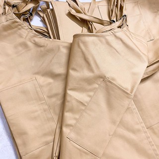 [Nhà của Ang] Tạp dề màu trà sữa kaki Mỹ - Tạp dề cao cấp có nhận in thêu logo đẹp số 1 Sài Gòn